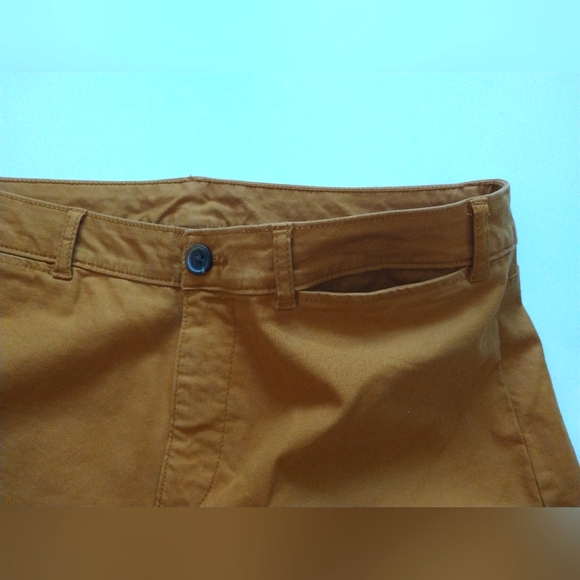 Old Navy Women's Dark Orange Straight Pants Size 16 Pockets, Cropped, Cotton NEW - Picture 5 of 12